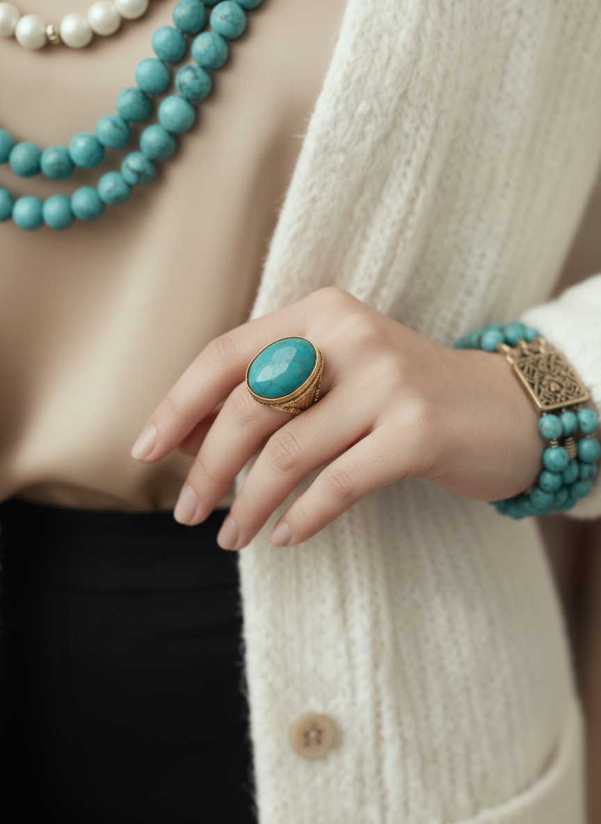 The Azure Royal Set - Silver Plated