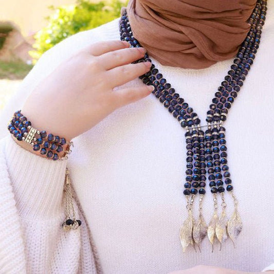 Elegant Crystal Set - Navy Crystals