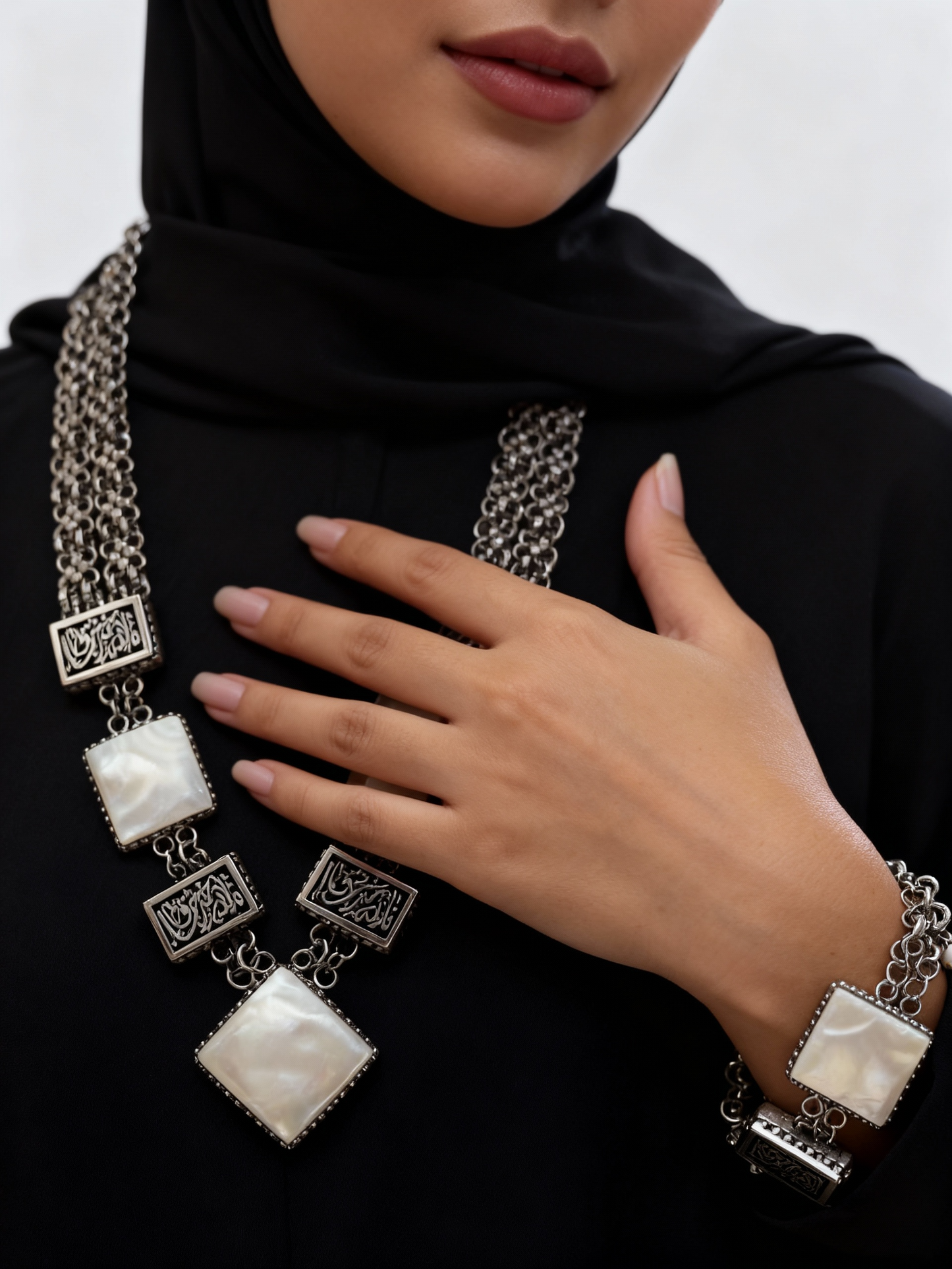 Ghada Set - Silver Plated