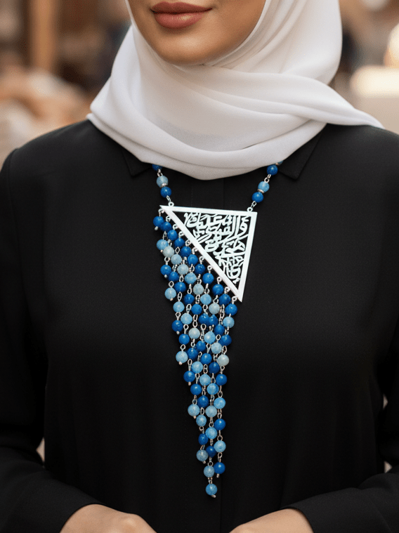 قلادة سما - فضة خالصة