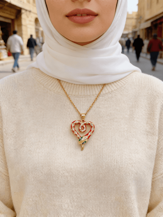 Habiba Necklace - Stainless Gold Plated