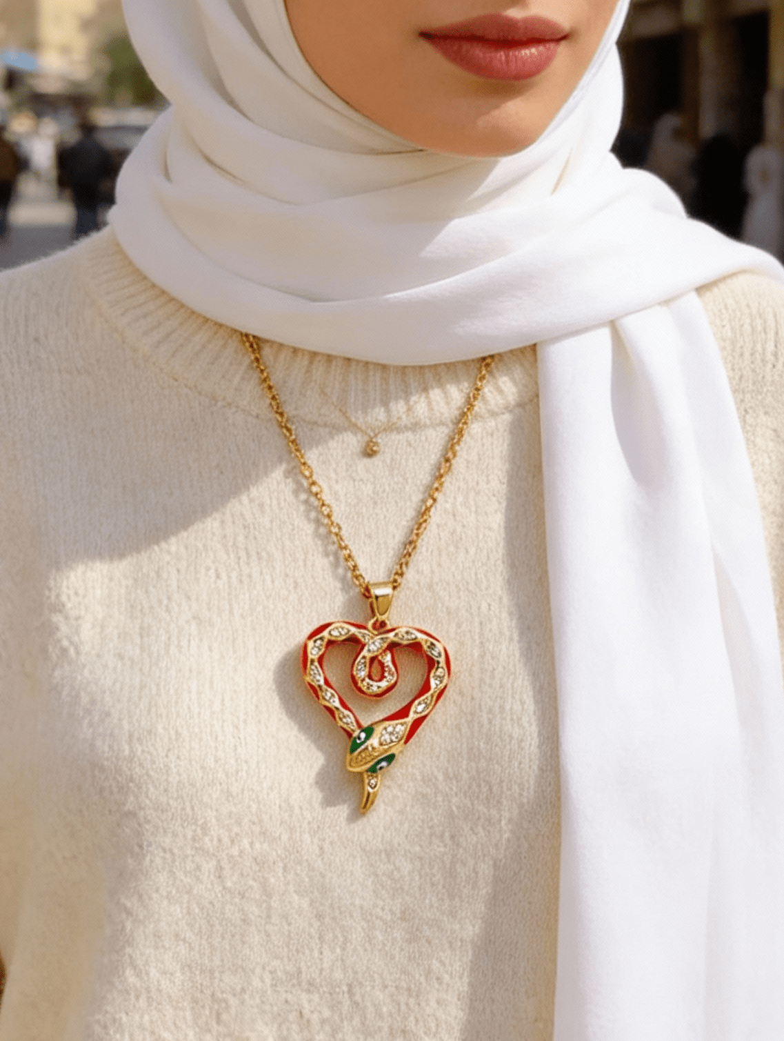 Habiba Necklace - Stainless Gold Plated