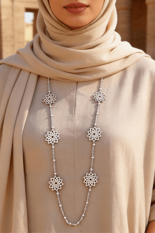 قلادة سما - فضة خالصة