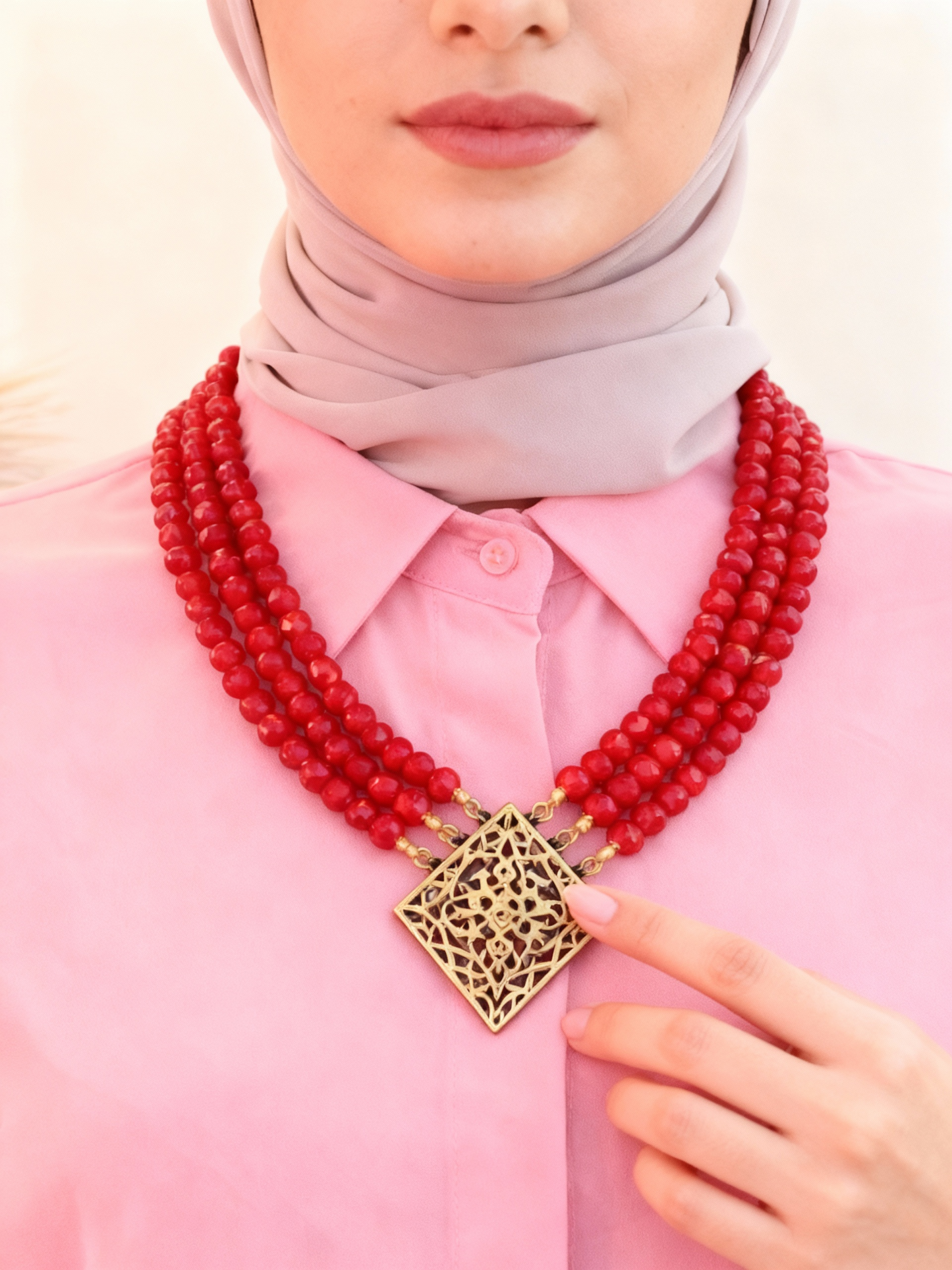 Leena Pure Copper Necklace