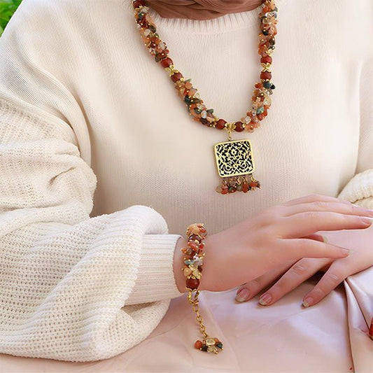 Freya Bohemian Set - Agate Stone