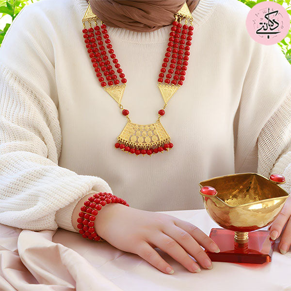 Bedouin Set - Red Coral