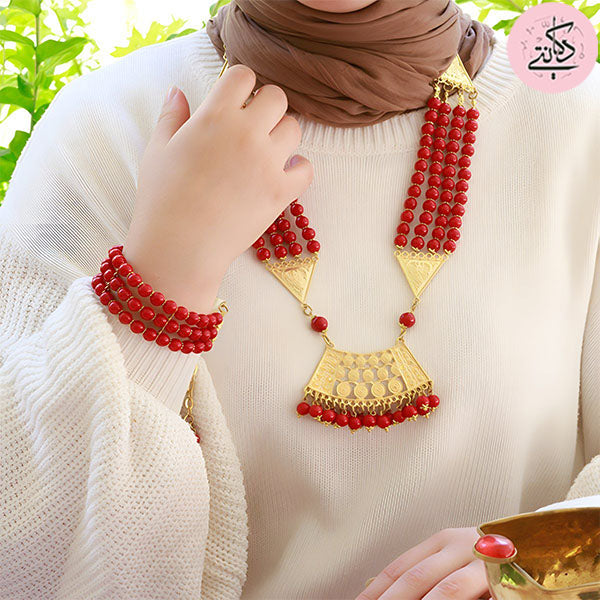 Bedouin Set - Red Coral