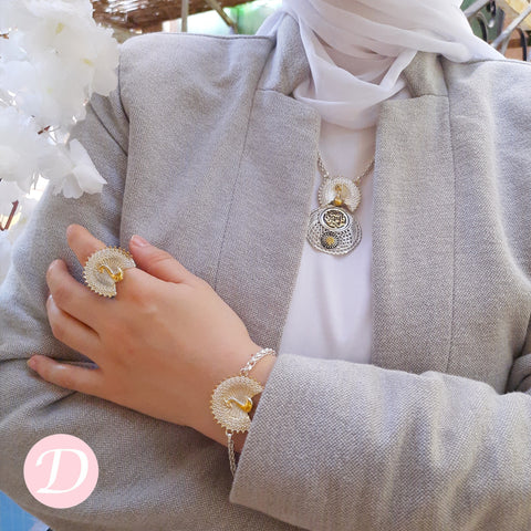Fatima Silver Plated Set