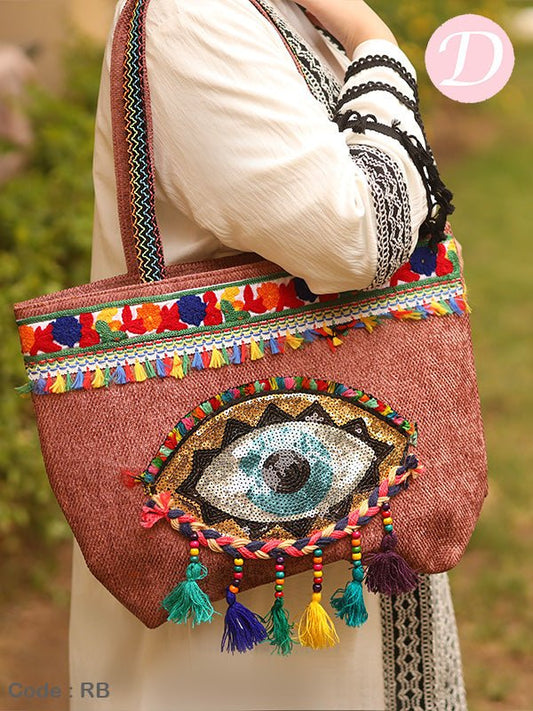 Hoda Beach Bag - Linen