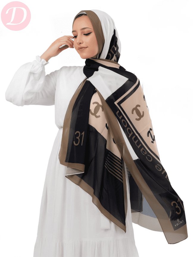 Menna Scarf - Crepe Digital