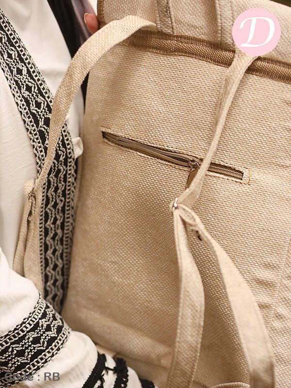 Horas Bag - Linen Backpack