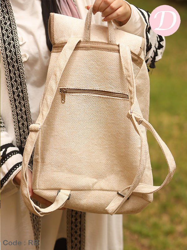 Horas Bag - Linen Backpack