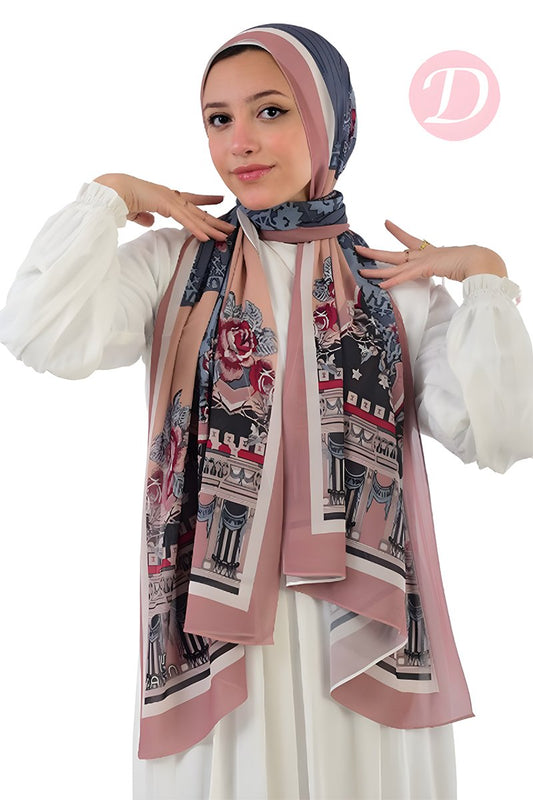 Marais Scarf - Chiffon Crepe