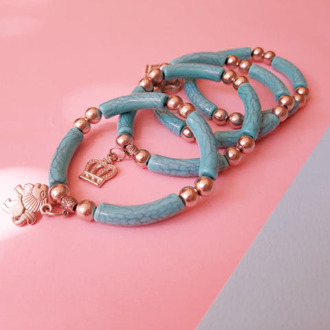 Maryam Bracelets Set - Turquoise
