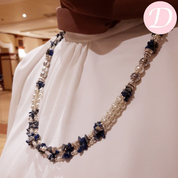 Zeina Necklace - Seashell and Pearl Stones
