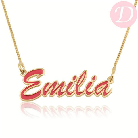 Emilia Customized Necklace - Gold Plated