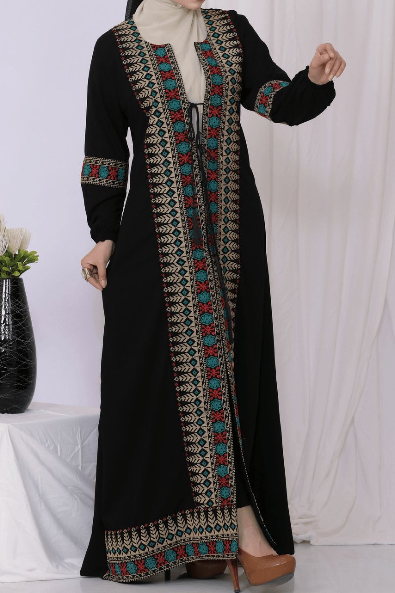 Diamond Abaya - Crepe