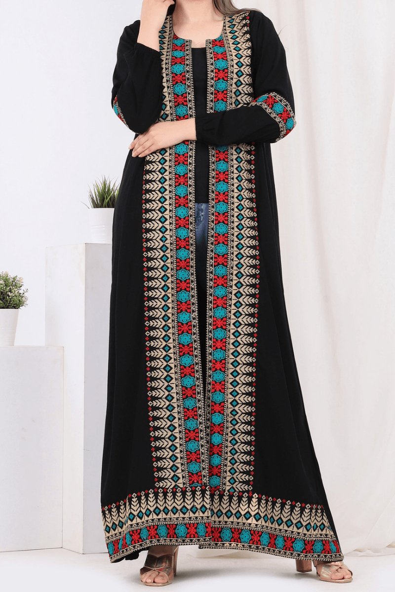 Diamond Abaya - Crepe