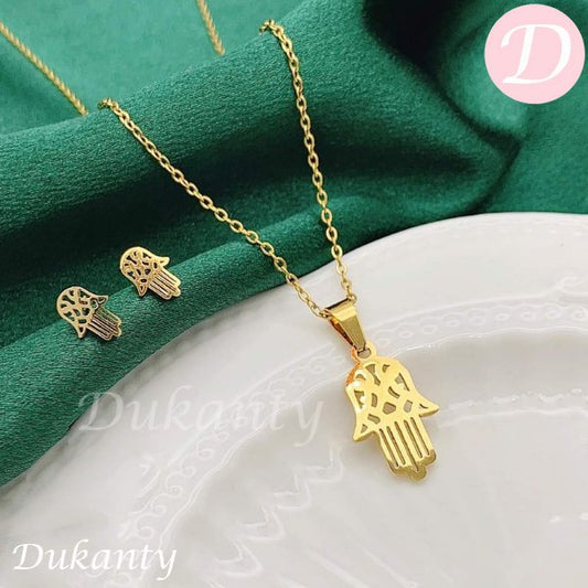 Delicate Palm Set - Gold Plated