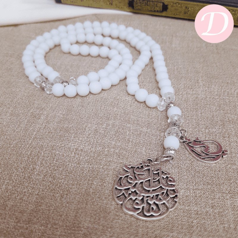 Nesma Rosary - Crystal and pearls