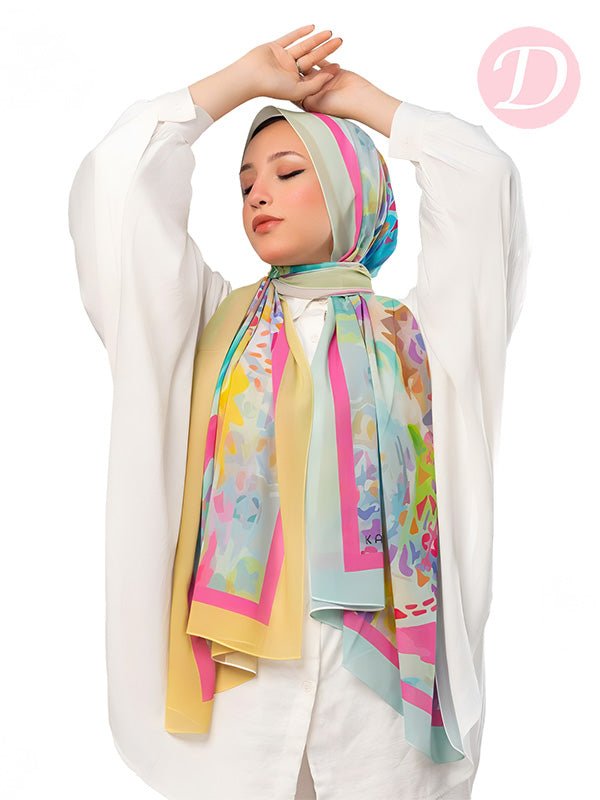 Donia Scarf - Crepe Chiffon