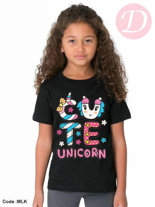 Cute Unicorn T-shirt - Cotton