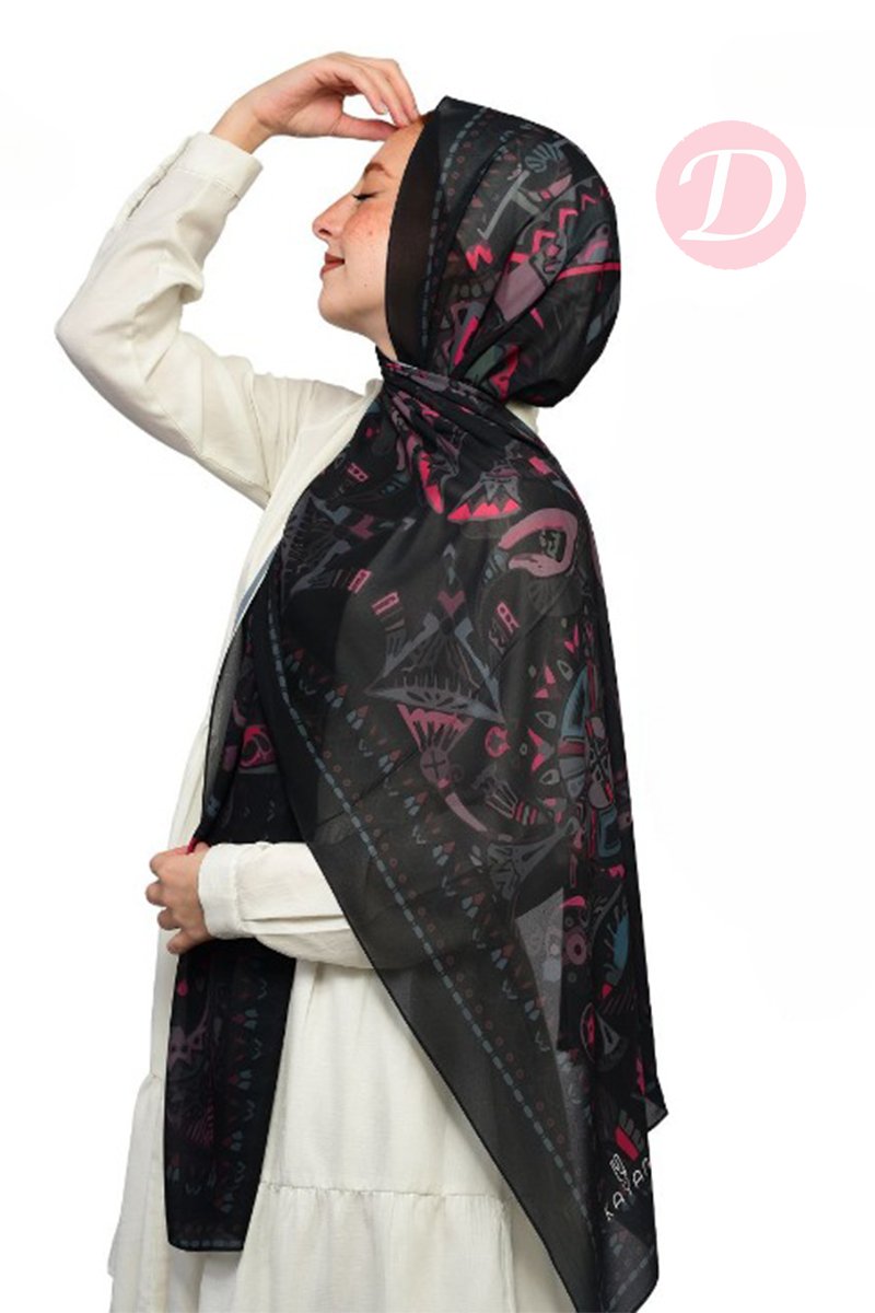 Dial Scarf - Chiffon Crepe