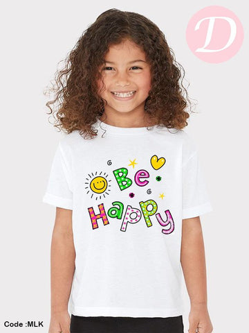 Be Happy T-shirt - Cotton