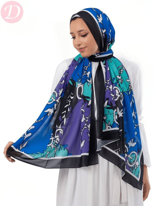 Ghada Scarf - Crepe Digital