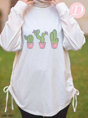 Cactus Woman T-shirt - Cotton