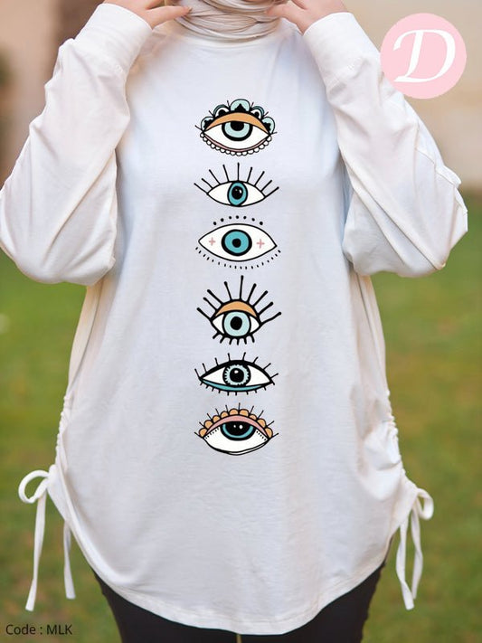 Eyes Woman T-shirt - Cotton