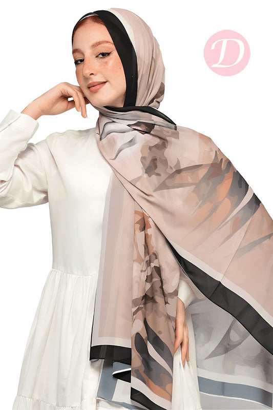 Roayat Scarf - Chiffon Crepe