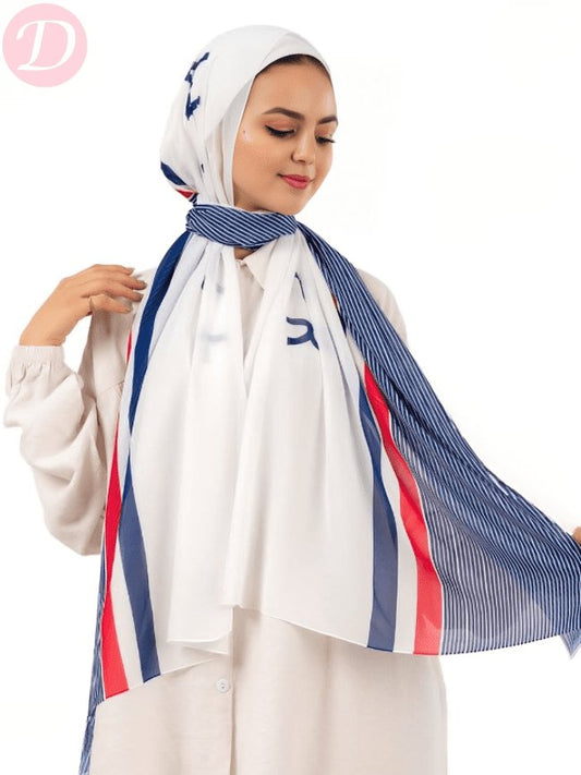 Hagar Scarf - Crepe Digital