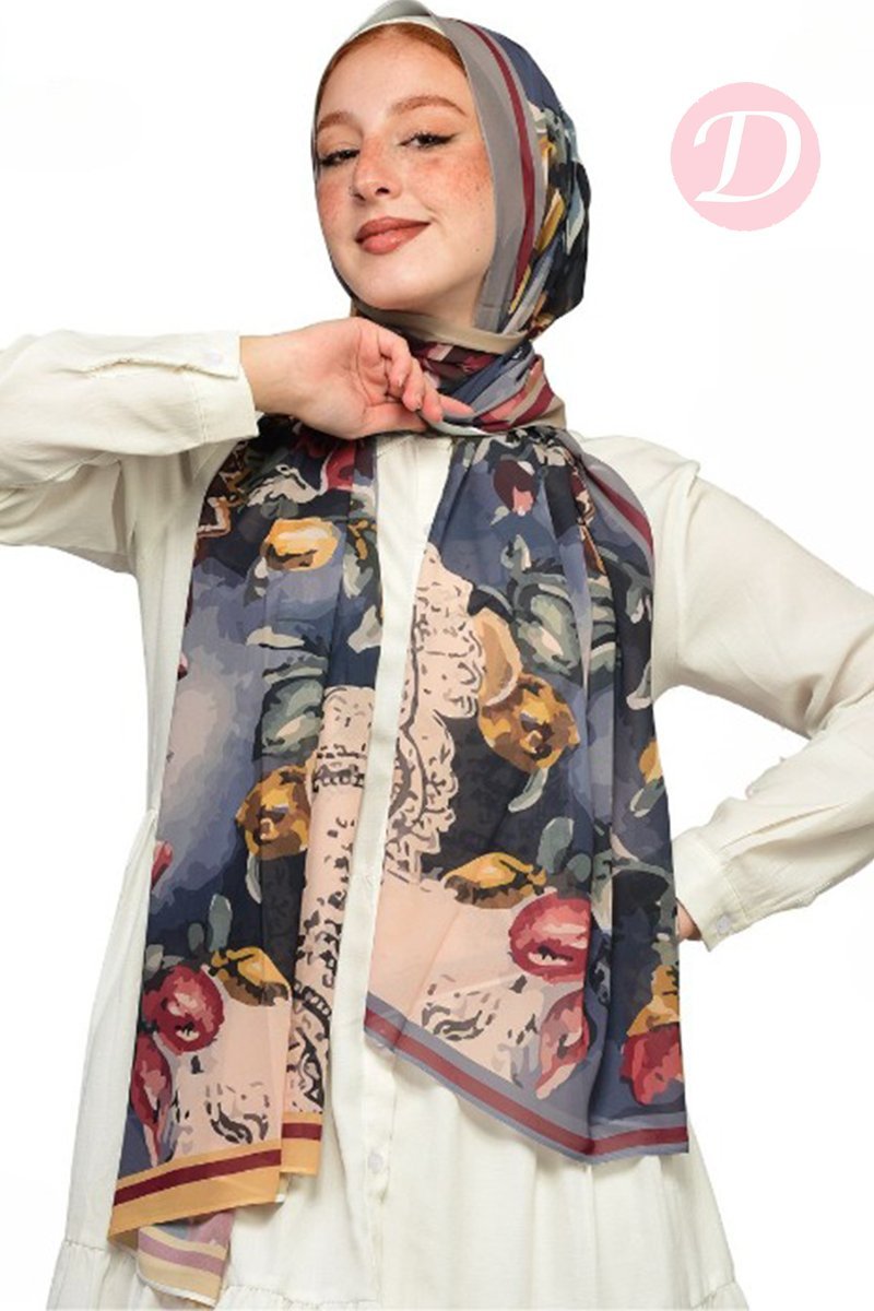 Madeline Scarf - Chiffon Crepe