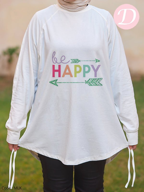 Happy Woman T-shirt - Cotton