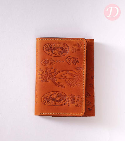Mayan Wallet - Genuine Leather