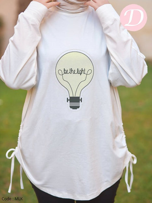 Lamp Woman T-shirt - Cotton