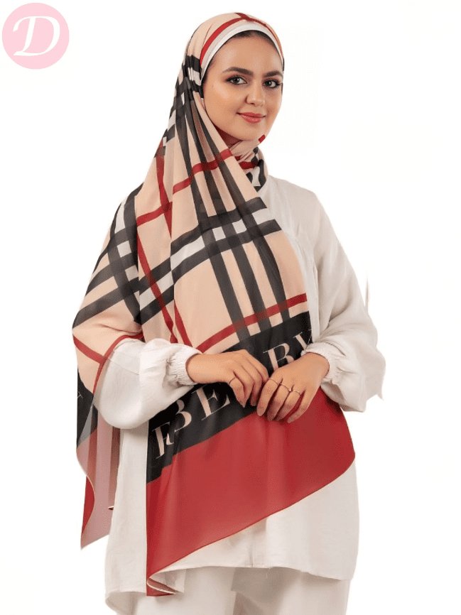 Sahar Scarf - Crepe Digital