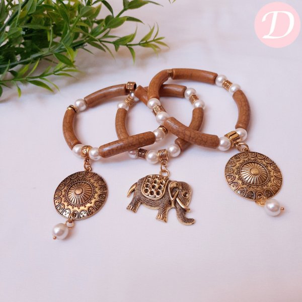 Bohemian Bracelet Set  - Gold Plated