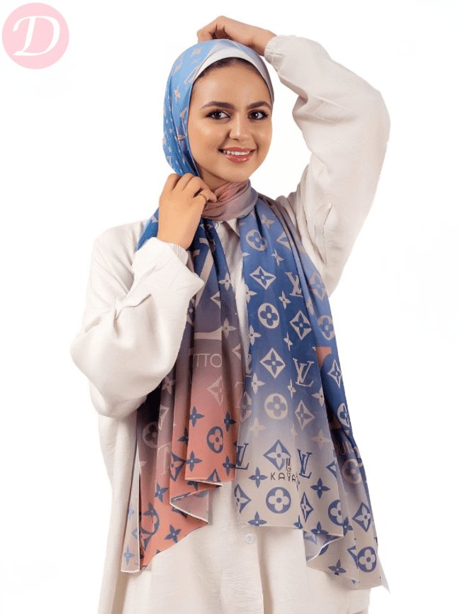 Mariam Scarf - Crepe Digital