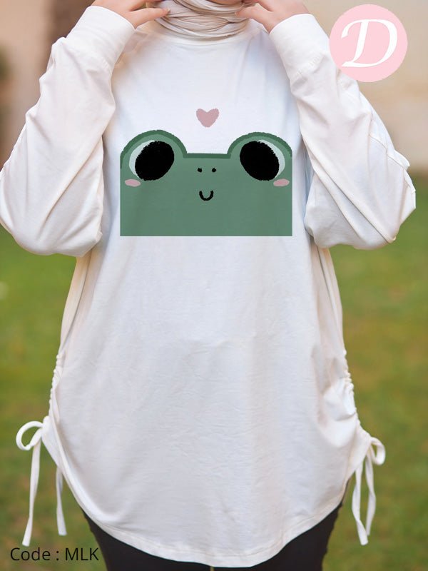 Frog Woman T-shirt - Cotton