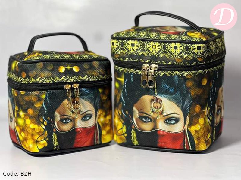 Sahar Makeup Bag- Linen