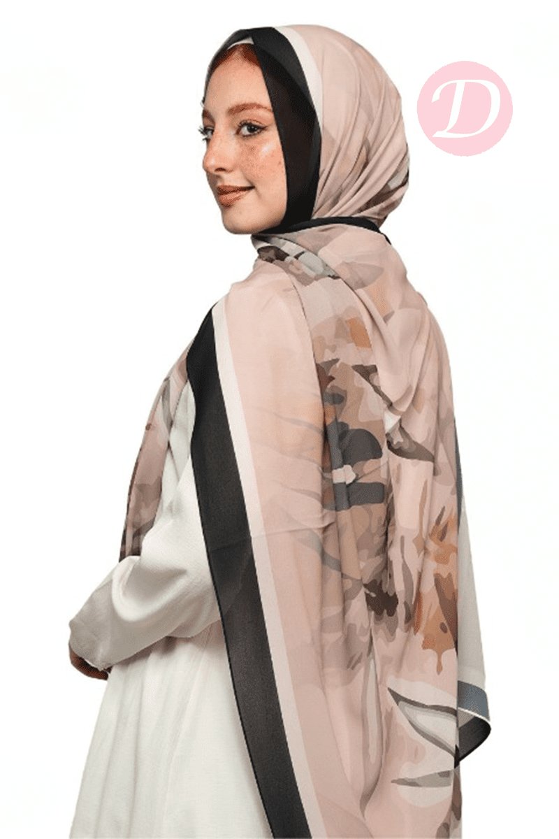 Roayat Scarf - Chiffon Crepe