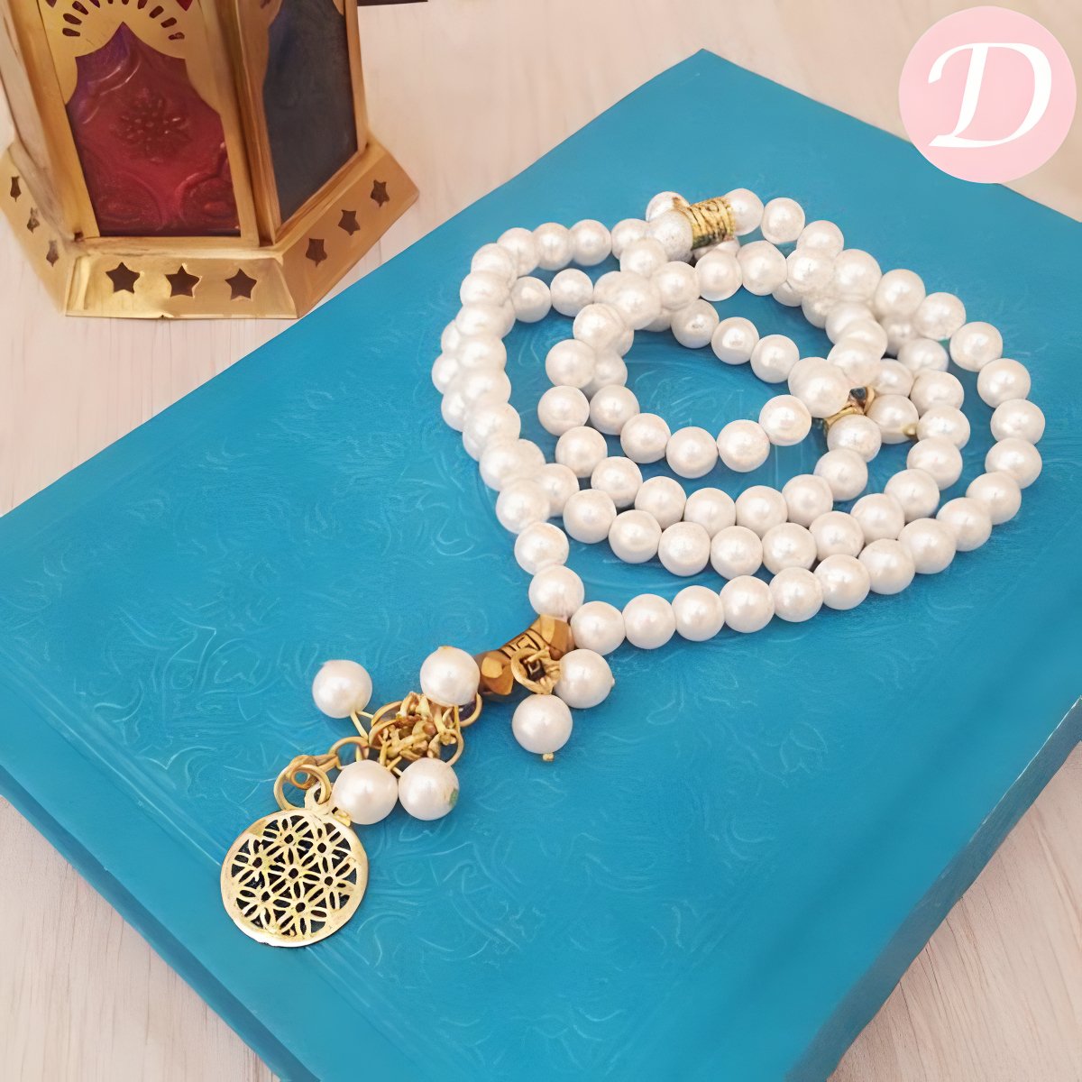 Dana Pearl Rosary - Gold Plated