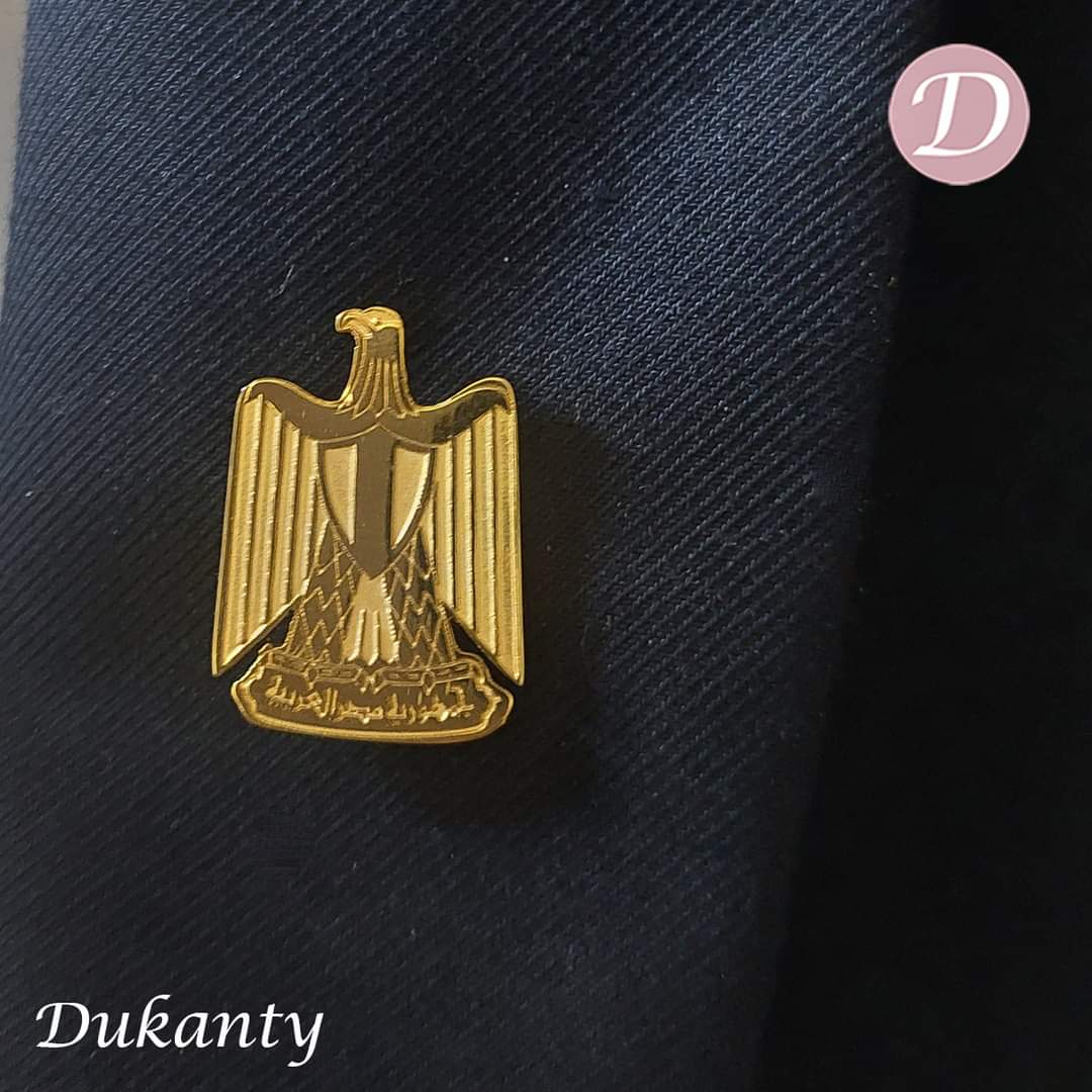 Formal Egyptian Eagle Suit Pin