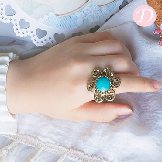 Blossom Flower Ring - Pure Copper