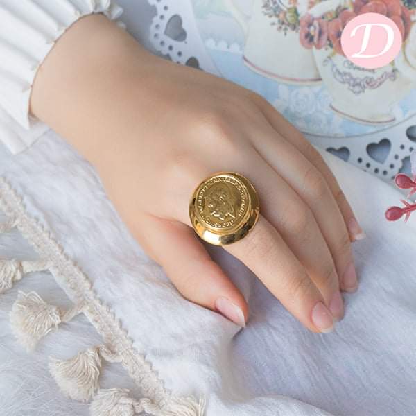 Coin Ring - Gold Plated