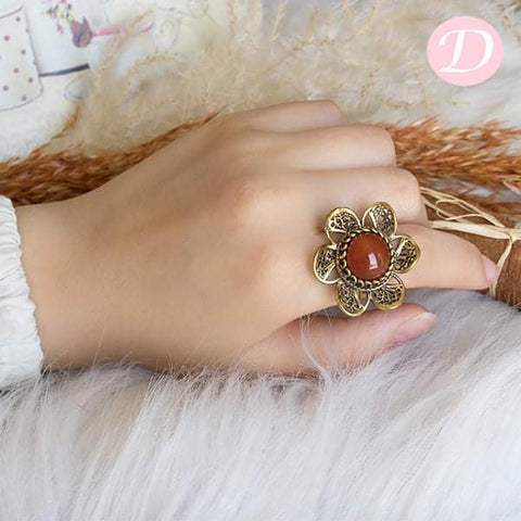 Blossom Flower Ring - Pure Copper
