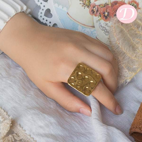 Anne Simple Ring - Gold Plated