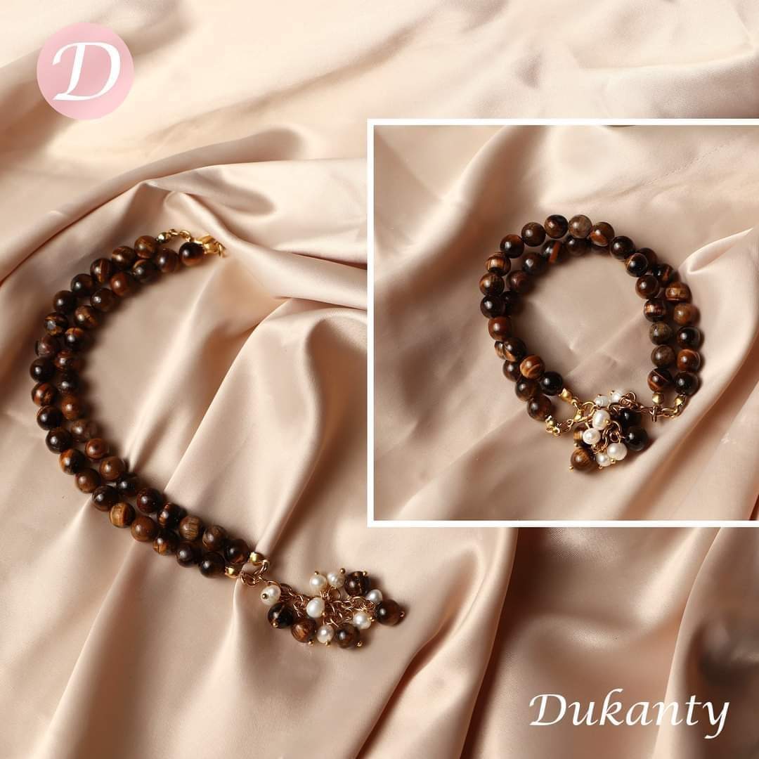 Elegant Bracelet Rosary - Brown Agate